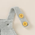 thumbnail image 6 of Generic Baby Boys Knitted Tops Baby Knit Romper Cotton Sleeveless Boy Girl Sweater Clothes Jumpsuit 1 Piece with Hat Caps Outfits Set, 6 of 9