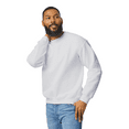 thumbnail image 2 of Gildan Men’s DryBlend Casual Crewneck Sweatshirt, Classic Fit Pullover, White, S, 2 of 5