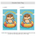 thumbnail image 3 of Happy Summer Hedgehog Garden Flag 28"x40" Double-Sided Yard Flags for Outside Outdoor All Seasonal Decoration, 3 of 6