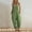 #0165-Green, variant on Women's Casual Linen Rompers, Sleeveless Solid Jumpsuit with Relaxed Fit, Lightweight Summer Overall for Spring, Cute Wide Leg Pants for Vacation Outings Gift