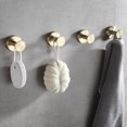 thumbnail image 2 of Orlif Bath Towel Hooks,4 Pack SUS304 Stainless Steel Robe Coat Robe Clothes Hook，Heavy Duty Wall Hook  (Gold), 2 of 6