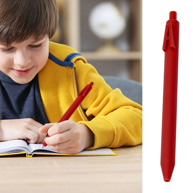 10Pcs Large Capacity Teen Letter Pen! CQCYD Letter Pen, Teen Pens 0.5mm Black Gel Ink, Large Capacity 2ml Refill, Smooth Writing Pens for Study Office Homework, Bulk Pens for Teachers Classroom