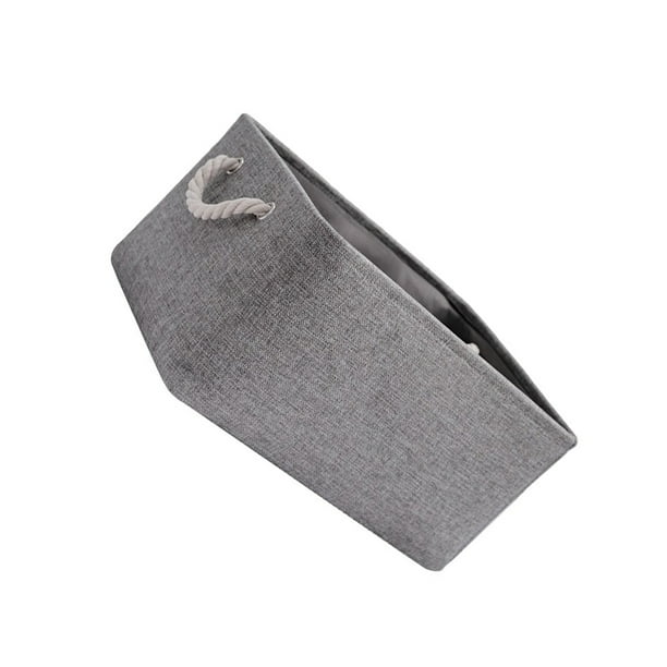 Moyic Contenedor de almacenamiento plegable para facilitar el acceso y la organización - Organizador de almacenamiento Caja de Almacenamiento y organización del hogar gris (31*21*13)