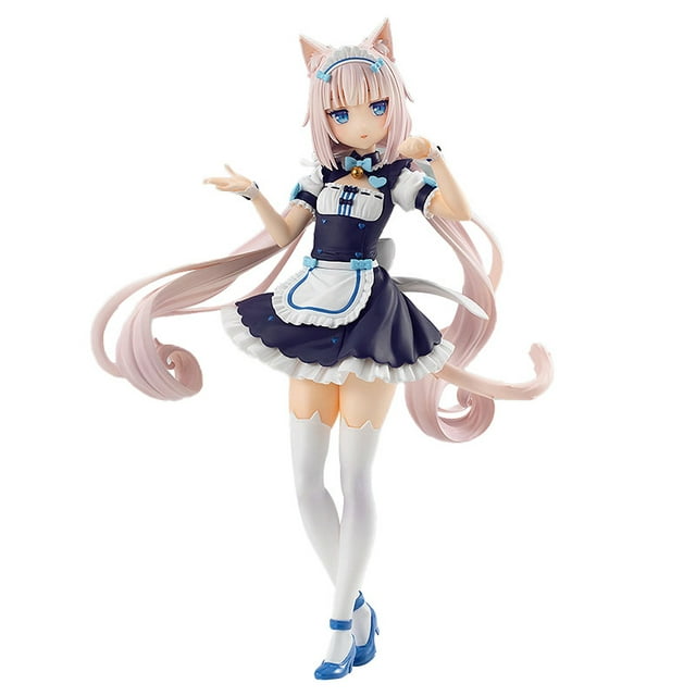 Multi-Jointed Movable Action Nekopara Figures, 3D Printed Action Figures, Mechanical Multi-Accessory Movable Toys Suitable for Desktop Decoration Game Lovers for All Kinds of Festivals and Game Toys