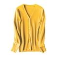 thumbnail image 2 of ZICTH Cardigans for Women's Classic Button Down Long Sleeve V Neck Soft Knit Sweater Cardigan Sweaters, 2 of 4