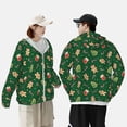 thumbnail image 4 of Lsque green Christmas Element UPF 50+ Lightweight Sun Protection Men's Women's Long Sleeve Shirt, Hoodie Performance -X-Large, 4 of 9