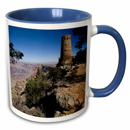 

3dRose South Rim Grand Canyon Desert Arizona - US03 DPB0002 - Douglas Peebles - Two Tone Blue Mug 11-ounce