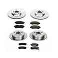 thumbnail image 3 of PowerStop Front and Rear Z23 Evolution Sport Carbon-Fiber Ceramic Brake Pad and Drilled & Slotted Rotor Kit Fits: CHEVROLET OLDSMOBILE Select Models K1544, 3 of 10