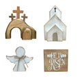 thumbnail image 2 of "He Risen" Jesus Tomb Resurrection Easter Tiered Tray Decor For Festive Centerpiece Holiday Display, 2 of 6