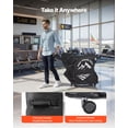 thumbnail image 6 of VEVOR Bike Travel Bag, Road Bike Bag Road Bicycle Storage Carry with TSA Lock & Dual Zipper, Black Bicycle Case Wheelbase 37-42 in for Air Travel, Outdoor Use, Airplane, Car, Train, Subway Transport, 6 of 9