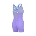 thumbnail image 5 of LIIPEE Girls One-Piece Swimsuits Summer Casual Gradient Color Tie Dye Sleeveless Crew Neck Swimwear Kids Fashion Backless Regular Fit Beach Bathing Suit Comfortable Cute Beachwear,Purple,13-14 Years, 5 of 9