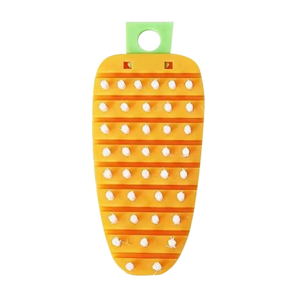 Fiudx Cepillo para Frutas y Verduras, Diseño Flexible, Mango Ergonómico, Cerdas Finas y Resistentes, Ranuras Fáciles de Limpiar, Multiusos, Limpieza de Cocina, Orificio de Almacenamiento, Paquete de
