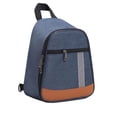 thumbnail image 2 of Clossjun Lunch Bag for Men Women Reusable Lunchbag for Adult Small Insulated Pack Flexible Daybag for Office, Work Navy, 2 of 5
