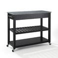 thumbnail image 5 of Crosley Gray Granite Top Kitchen Prep Cart-Color:Black, 5 of 5