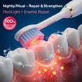 thumbnail image 2 of DermRays Lumenic Toothbrush, The Red Light & 3D-Oscillo System Electric Toothbrush, Pap & Enamel Repair Whitening Toothpaste, 2 of 7
