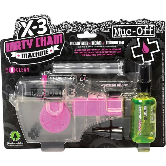 Muc-Off X-3 Dirty Chain Machine Cleaning Kit Includes 75ml Drivetrain Cleaner
