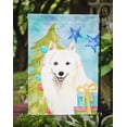 thumbnail image 3 of Carolines Treasures CK1875GF Christmas Tree Japanese Spitz Garden Size Flag, 3 of 3