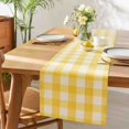 thumbnail image 6 of Virelaxpo Tropical Leaf Table Runner Dining Table Decor Wrinkle Resistant Fabric for Kitchen Party Wedding, 6 of 7