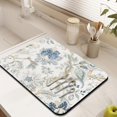 thumbnail image 3 of Washable Rubber Multicolored Flower Leaves Dish Drying Mats for Kitchen Counter Home Large Coffee Bar Pad Accessories and Decor for Utensils Stemware 18''x24'', 3 of 7