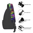 thumbnail image 4 of Lsque Howling Wolf Pattern Cross Chest Bag Diagonally – Premium Durable Front Chest Sling with Adjustable Padded Strap, High-Capacity Storage, 4 of 8