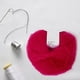 thumbnail image 3 of Popular suave Mohair Pashm Knit Angora hilo de lana largo caliente (rojo rosa), 3 of 4