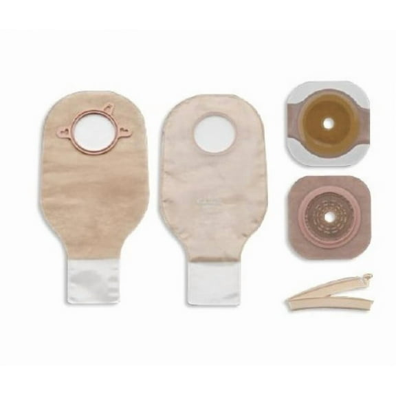 Hollister New Image Colostomy/Ileostomy Kit - 1.75 Inch Stoma, Red Code, 2.25 Inch Flange, 12 Inch Length, Clamp Closure, 5 Count