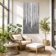 thumbnail image 6 of Canvas Wall Art, Grey Oil Painting Framed Canvas Prints for Bedroom Dining Room, Contemporary Abstract Art Oversized Gallery Wrapped Wall Decor for Home Office, Gifts, 20"x40" Ship Next Day, 6 of 9