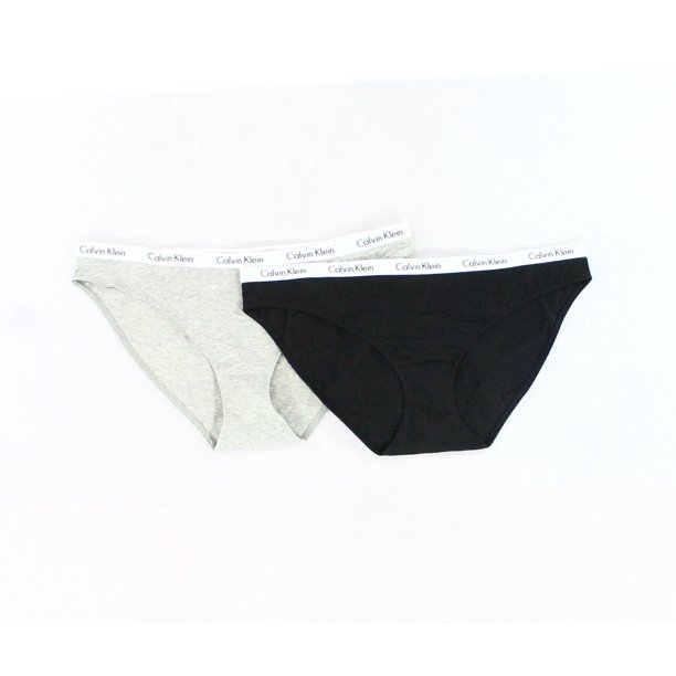 Calvin Klein Calvin Klein NEW Black Womens Size XL 2 Pack Briefs HiCuts Underwear Walmart