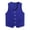 Blue, variant on Kids Volunteer Activities Vest Solid Color Button Down Waistcoat Boys Girls Waiter Bartender Blue S/10