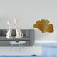 thumbnail image 2 of Estatua De Gato Con Hojas De Ginkgo, Ideal Como Regalo De Bodas, Repisa De Comedor, Pieza De Colección, Adorno De Mesa, Escultura Abstracta Para Pared, Perfecta Para Sala De Estar, Oficina,, 2 of 8