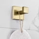 thumbnail image 5 of Bewildely Gancho para albornoz cepillado para baño, colgador de pared para toallas de interior, decorativo, para el hogar, dormitorio, sala de estar, Juegos de accesorios de baño No.02 Bewildely HA010057-02B, 5 of 6