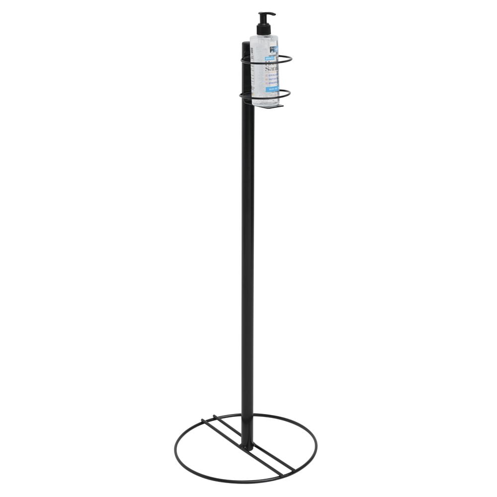HUBERT Hand Sanitizer Stand for Small Bottles - 12"Dia x 34"H"