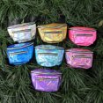 thumbnail image 2 of Sac d'Entraînement pour Femmes Sac Banane en Simili Cuir Réfléchissant pour Femmes, 2 of 6