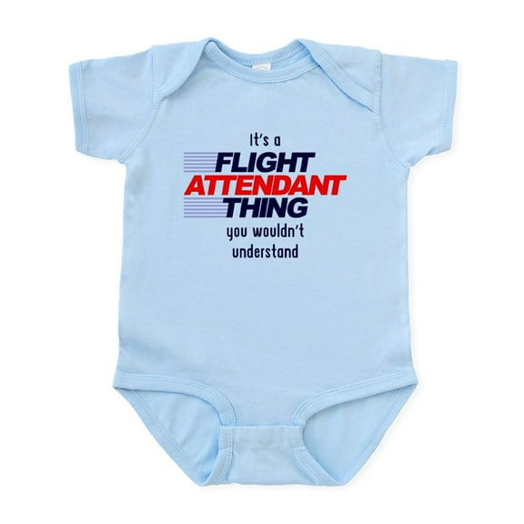 CafePress - It's A Flight Attendant Thing Baby Light Bodysuit - Baby Light Bodysuit, Size Newborn - 24 Months