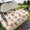 Brown White, variant on Golf Cart Seat Covers for 2 Seater,4th of July Microfiber Cart Seat Towel Blanket,Independence Day Blue Star Red Stripe Absorbent Breathable Non Slip Bench Seats Protector for Golf Course 51"x31"
