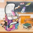 thumbnail image 6 of YAZAOO School Backpack Travel Bag Bookbags Bookbags Vibrant Tulip Symphony Pattern, 6 of 7