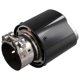 thumbnail image 3 of Car Bright Carbon Fiber Exhaust Tip 60-101MM Car Exhaust Pipe, 3 of 5
