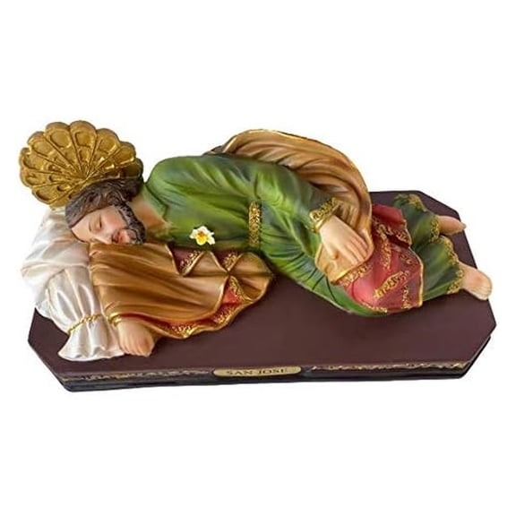 San Jose Dormido 12" St Joseph Sleeping Resin Statue Figurine 25306/12