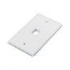 thumbnail image 2 of Hyperline HY-FP-U-1-WH 1 Port Face Plate, White, 2 of 2
