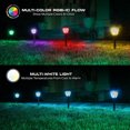 thumbnail image 3 of Monster Smart 4-Pack Water-Resistant Traditional Multicolor & Multiwhite LEDs Pathway Lights, Voice & Wifi Mobile App Control, 24ft Corded Electric Total Length, 3 of 8