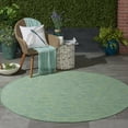 thumbnail image 5 of Nourison Positano Indoor/Outdoor Blue/Green 6' x ROUND Area Rug, (6 Round), 5 of 11