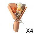 thumbnail image 1 of 4x Ramo de Punto Hecho a Mano, Flores de Punto, Ramo de Flores de Ganchillo Multifuncional para Aniversario, Mamá, Mujer, Día de alentín , Estilo 4 piezas, 1 of 10