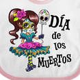 thumbnail image 4 of Inktastic Día De Los Muertos Girl Boys or Girls Baby Bib, 4 of 4