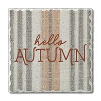 Thirstystone "Hello Autumn" Single Absorbent Tumbled Tile Coaster