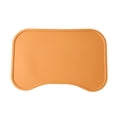 thumbnail image 1 of Alfombrilla de silicona para cuencos de perros y gatos con bordes elevados para una limpieza sin derrames, alfombrilla impermeable amarilla para alimentación de mascotas, 1 of 5