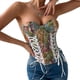 thumbnail image 1 of Tops de Corsé para Mujer, Estilo Renacentista, con Encaje Floral, Sobre el Busto y Corpiño con Ballenas Flores M, 1 of 10