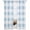 Blue, variant on Blue Checkered Semi Sheer Window Curtains 96 Inches Long, Blue White Buffalo Plaid Rod Pocket Voile Silky Chiffon Curtain Light Filtering Drapes for Living Room, Kitchen, Bedroom, 52"x96", 2 Panels