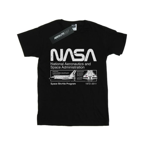 NASA Girls Classic Space Shuttle Cotton T-Shirt