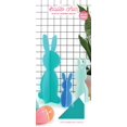 thumbnail image 1 of C.R. Gibson Kailo Chic Conejito acrílico Decoraciones de primavera y Pascua Los tamaños varían Verde azulado y azul 3 piezas, 1 of 5