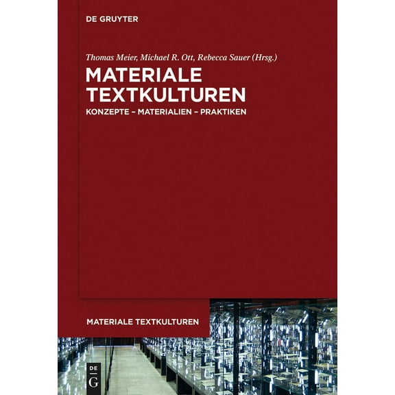 Materiale Textkulturen Materiale Textkulturen, Book 1, (Hardcover)